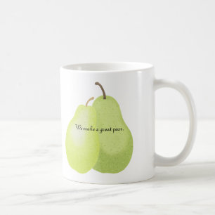 Vi gör en underbar pearmugg att koppla ihop kaffemugg