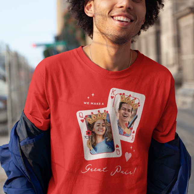 Vi gör ett foto av anpassningsbarna valentines day t shirt (Skapare uppladdad)