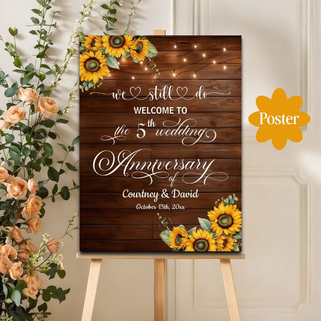 Vi gör fortfarande 5:e Bröllop-årsdagen av String  Poster (Skapare uppladdad)