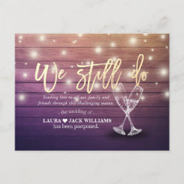 Vi Gör Fortfarande Bröllopsuppskov Kärlek Är Tålmo Meddelande Vykort