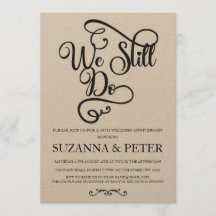 Vi gör fortfarande kalligrafi Elegant årsjubileum-