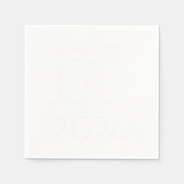 Vi gör fortfarande sedan 2020 års jubileumsgåva pappersservett (Framsidan)