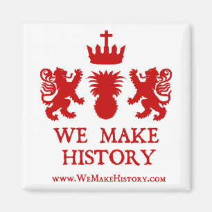 Vi gör historia magnet