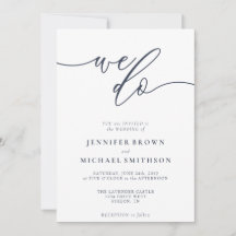 Vi gör minimalistisk signerad marinblå