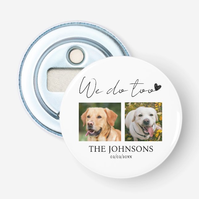 Vi gör också anpassad husdjursbröllop flasköppnare (Framsidan)