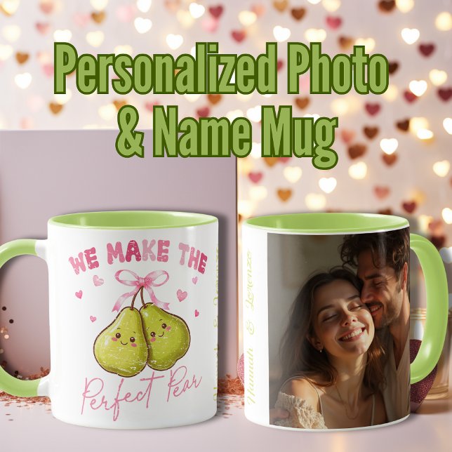 Vi gör perfekten till Romantic & Funny Mugg (We make the perfect pear Romantic & Funny Mug)