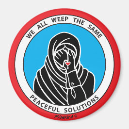 Vi gråter alla detsamma 3 Red_3” Magnet