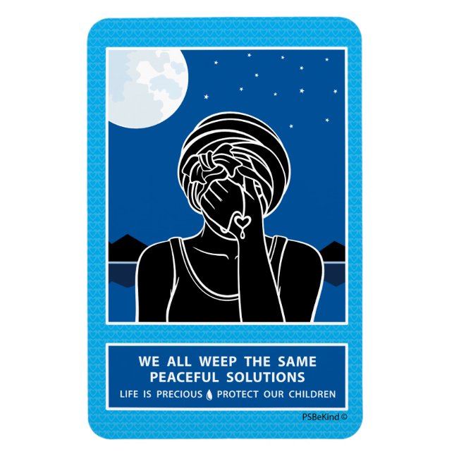 Vi Gråter Alla Lika 2_Bölig Magnet 4"x6" (Vertikal)