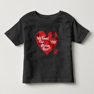 Vi grundar vårt saknade biet - pusselhjärta tee shirt