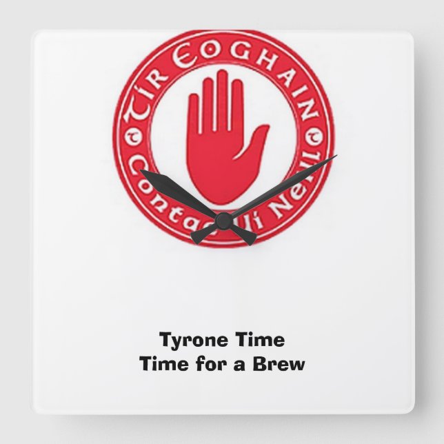 Vi hade Tyrone på en gång. Fyrkantig Klocka (Framsida)