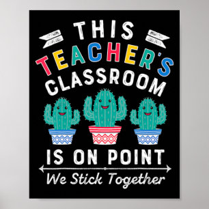 Vi håller ihop Roligt Back to school Teac Poster