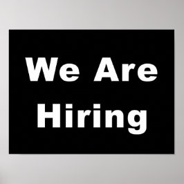 Vi håller på med annonsering i affärsvepet poster