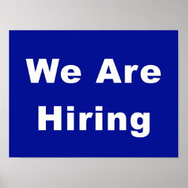 Vi håller på med annonsering i affärsvepet poster