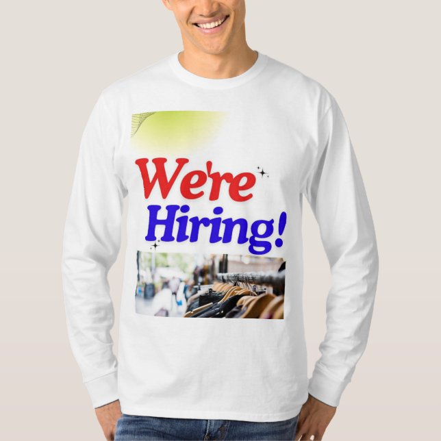 Vi håller på! t shirt (Framsida)