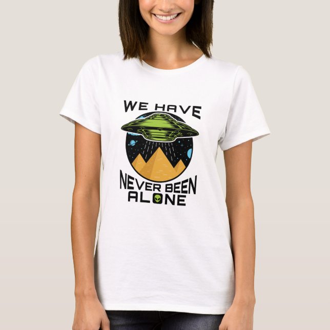 Vi har aldrig varit Ensamens Egypten för antika Ut T Shirt (Framsida)