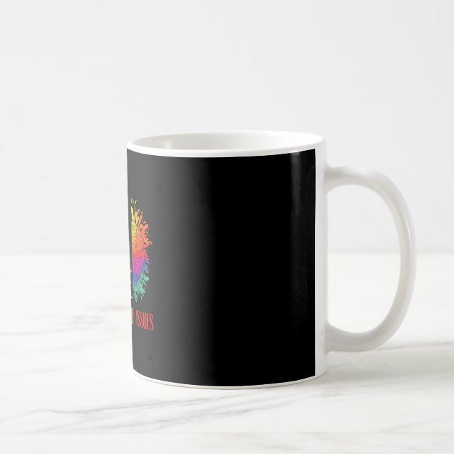 Vi Har Alla Problem Med Psykisk Hälsa Stöd Medvete Kaffemugg (Höger)