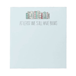 Vi har åtminstone fortfarande Bokar Anteckningsblock