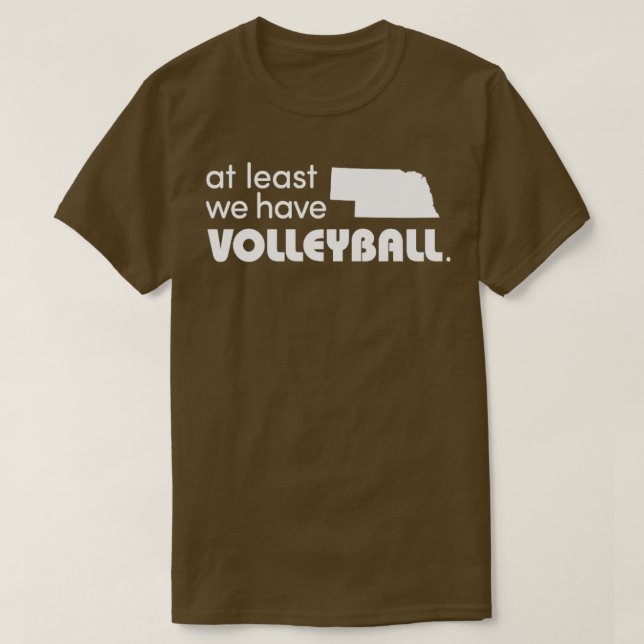 Vi har åtminstone Volleyball T Shirt (Design framsida)