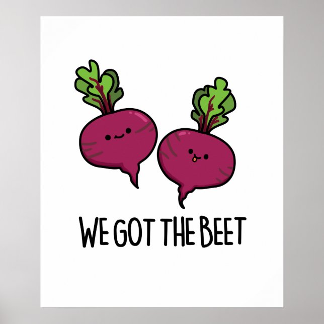 Vi Har Beet Funny Vegetable Pun Poster (Framsidan)