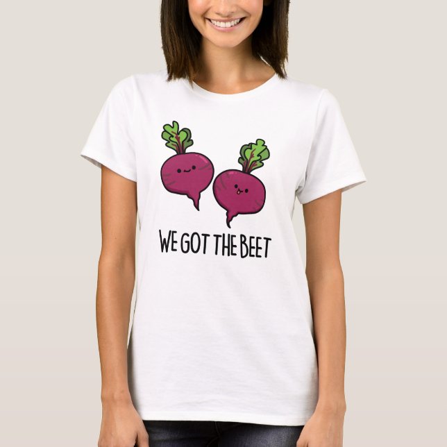 Vi Har Beet Funny Vegetable Pun T Shirt (Framsida)
