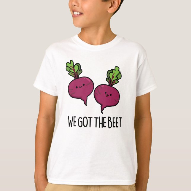 Vi Har Beet Funny Vegetable Pun T Shirt (Framsida)
