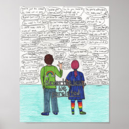 Vi har behärskat (Bisexual) 8,5 x 11 Poster