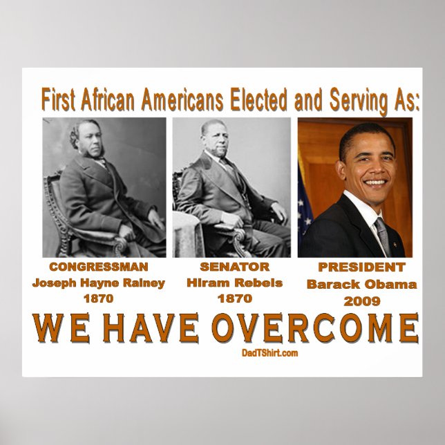 Vi har besegrat det historiska Obama... Poster (Framsidan)