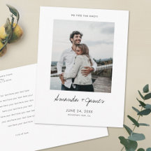 Vi har bundit Knot! Modern Photo Elopement Bröllop