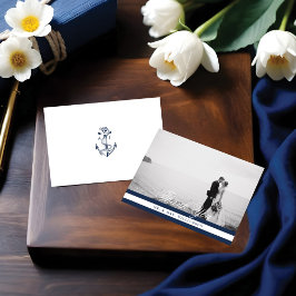 Vi har bundit Knot Nautical Navy & White Spara Datumet