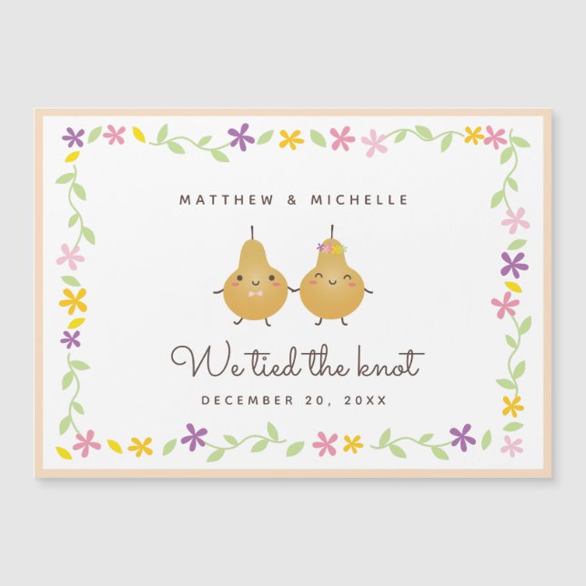 Vi har bundit kungörelsen från Knot Ny gifta Bröll (Framsida)