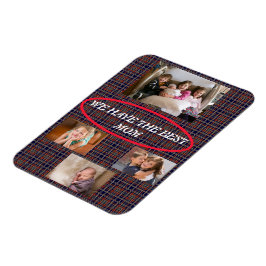 Vi har de bästa Mamma handritade skript 4-fotona Magnet