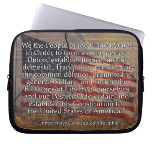 Vi har den amerikanska Flagga People Vintage Laptop Sleeve