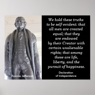 Vi har dessa sanningar - poster konst