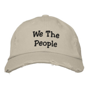 Vi har Distress Chino Twill Cap Broderad Keps