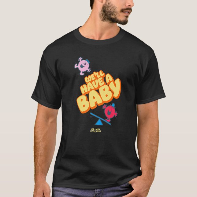 Vi har en Baby-babyskare Party T Shirt (Framsida)