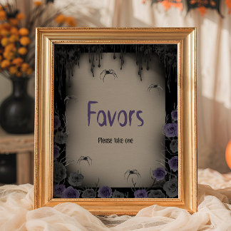 Vi har en Baby Lila Vintage Favors Skylt