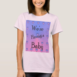 Vi har en baby t shirt