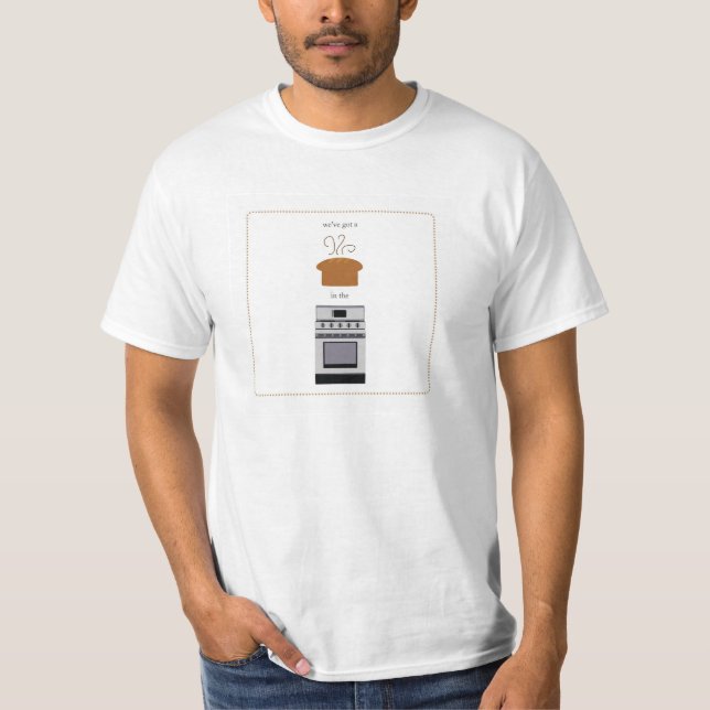 Vi har… en bulle i ugnen!! tee (Framsida)