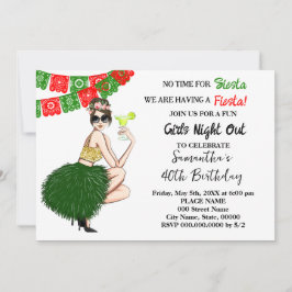 Vi har en Fiesta Birthday Inbjudningar