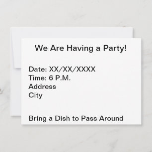Vi har en inbjudan till Anpassningsbarna Party