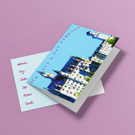 Vi har en Ny adress meddelandemall Inbjudan