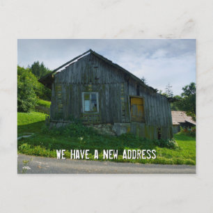 Vi har en Nyare adress  Lustigt Meddelande Vykort