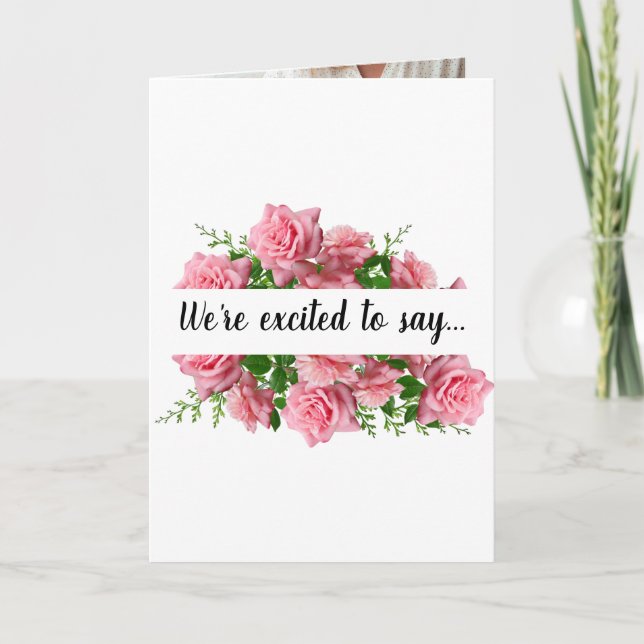 Vi har ett Gravid-meddelandekort för Baby Kort (Framsida)