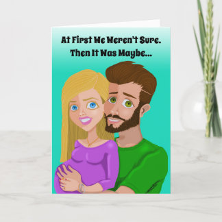 Vi har ett hälsningskort för Baby Tack Kort