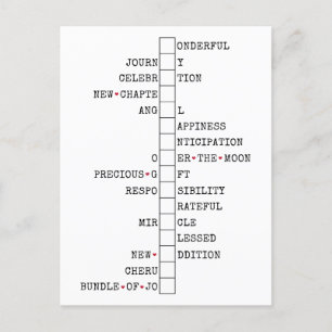 Vi har ett meddelande om Graviden Baby - Roligt Vykort