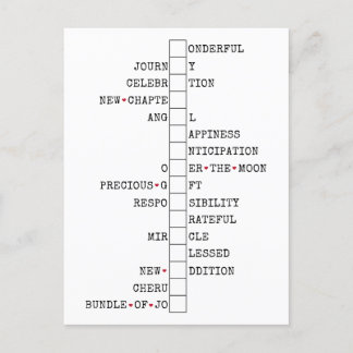 Vi har ett meddelande om Graviden Baby - Roligt Vykort