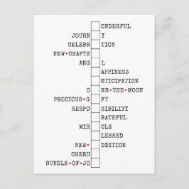 Vi har ett meddelande om Graviden Baby - Roligt Vykort