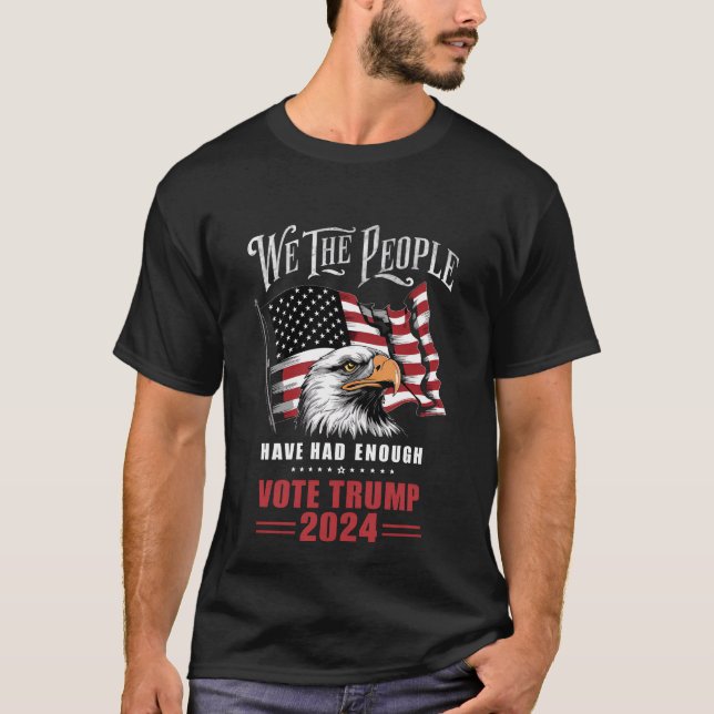 Vi har fått nog av omröstningar 2024 t shirt (Framsida)