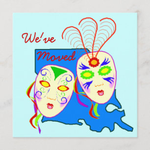 Vi har Flytta som Flyttat Louisiana LA New Orleans Meddelande