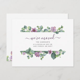 Vi har flyttat Adress Eucalyptus Greenery Flytta